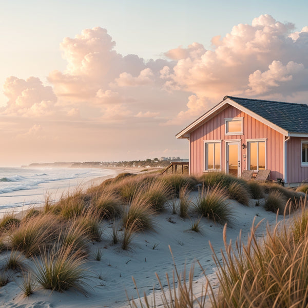 Golden Hour Beach Escape - - Framed Posters