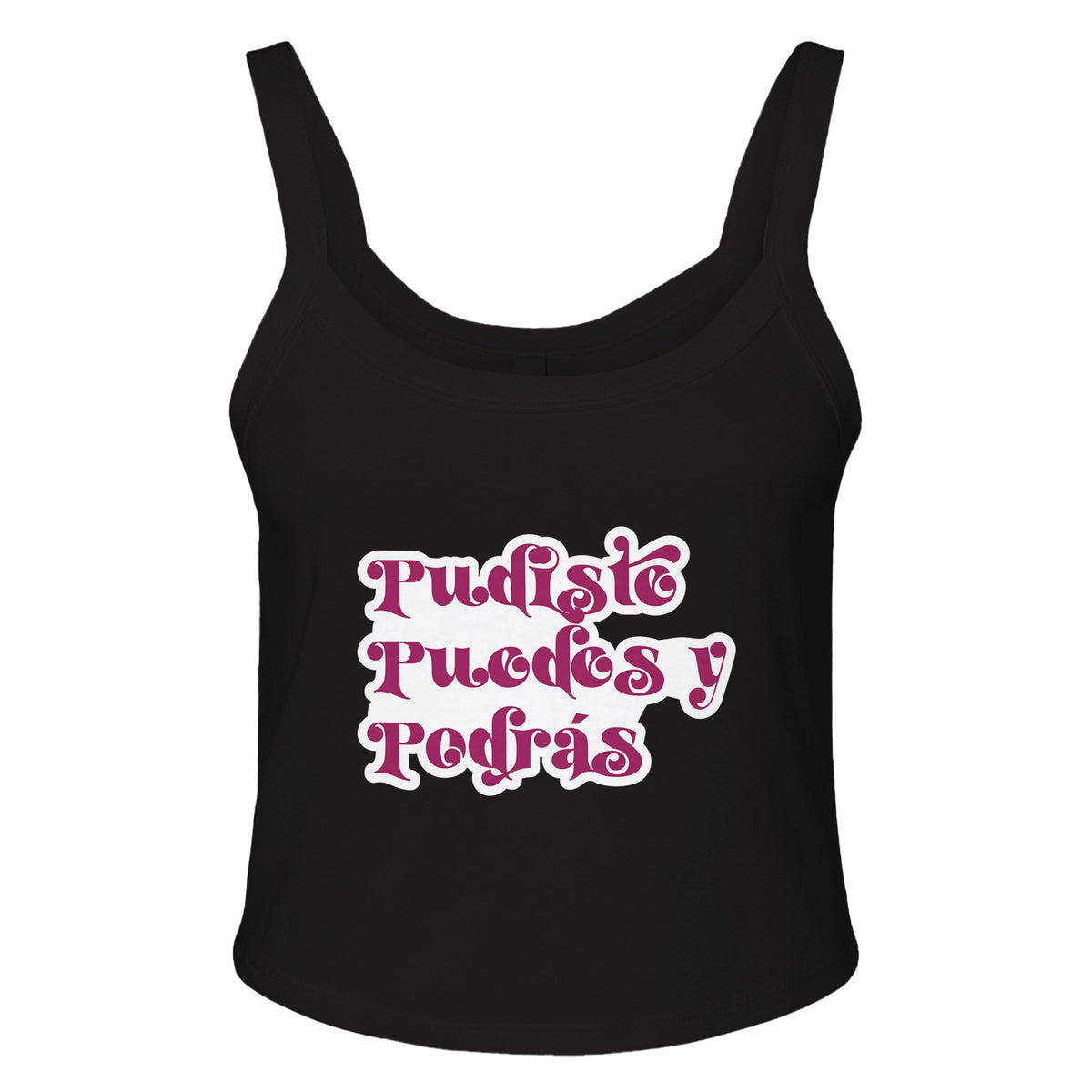 Endurance in Triumph - Pudiste Puedes Podras Apparel - solid blk blend - Tank Tops