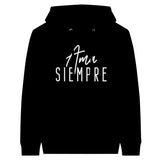 Eternal Embrace - Personalised Memories on Premium Hoodie - Black - Hoodies