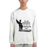 Brotherly Guardian - Angel Wings Sweatshirt - - Sweatshirts