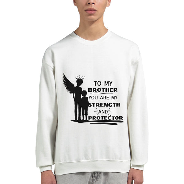 Brotherly Guardian - Angel Wings Sweatshirt - - Sweatshirts