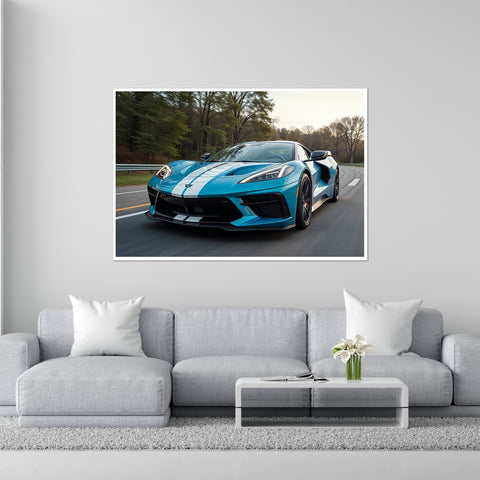Image of Speed in Motion - Blue Power