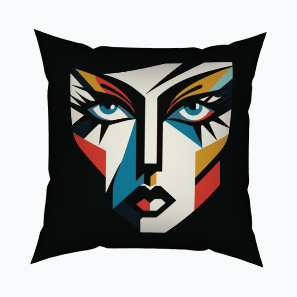 Geometric Glamour - All-Weather Art Cushion - - Cushions