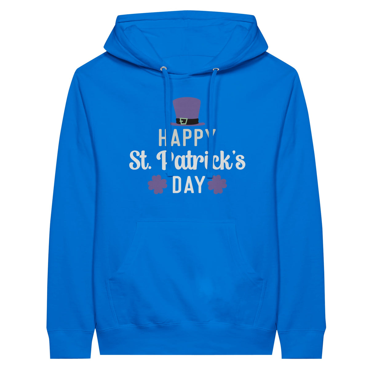 Celebrate in Style - Happy St. Patrick's Day - Premium Unisex Hoodie - Royal - Unisex Hoodies