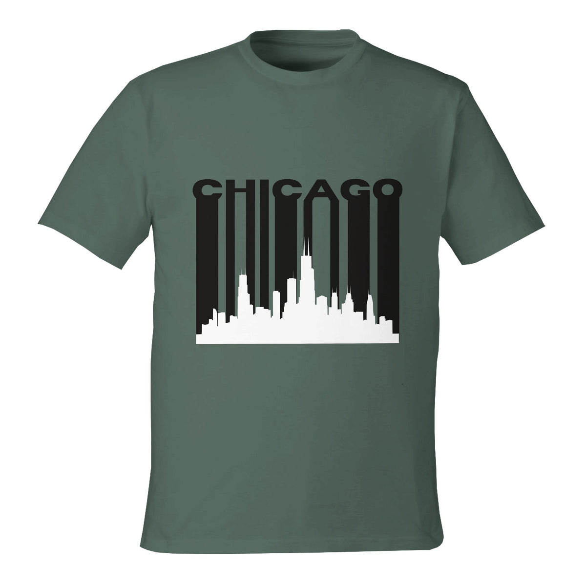 Urban Elegance - Chicago Skyline Tee - - T-shirts