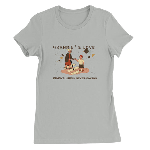 Gift Tee for Grandma Moments – Bella + Canvas - Silver - T-Shirt