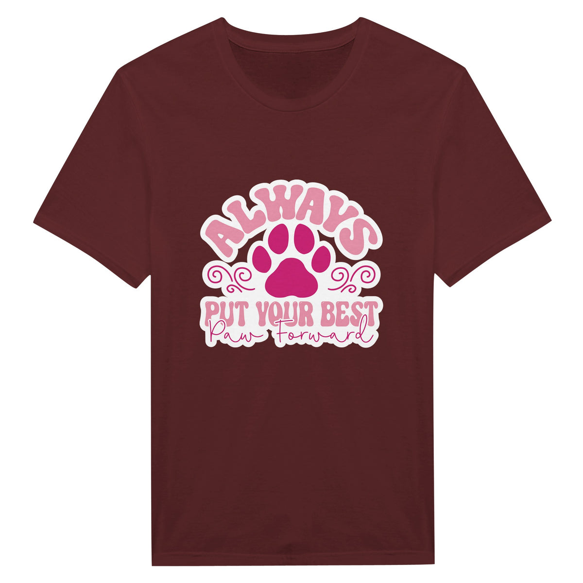 Channel Your Inner Power - Inspirational Tee - Heather Maroon - Crewneck T.shirts