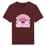 Channel Your Inner Power - Inspirational Tee - Heather Maroon - Crewneck T.shirts