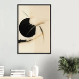Abstract Balance Wooden Framed Poster – A Gift of Memory - Black frame - Wooden Framed Posters