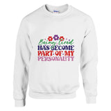 Fatigue as Fashion - 'Being Tired' Classic Cotton Wear - White - Sweatshirts