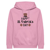 Celebrate in Style - Happy St. Patrick's Day - Premium Unisex Hoodie - Light Pink - Unisex Hoodies