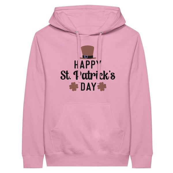 Celebrate in Style - Happy St. Patrick's Day - Premium Unisex Hoodie - Light Pink - Unisex Hoodies