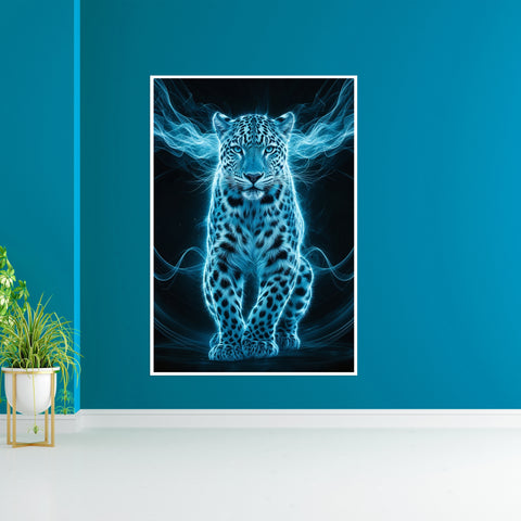 Image of Ethereal Leopard - Mystical Glow