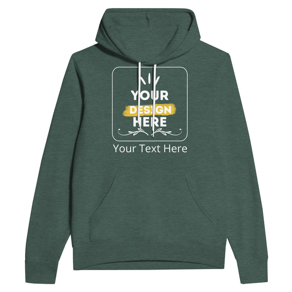 Effortless Style - Customizable Unisex Pullover Hoodie - Heather Forest - Pullover Hoodies