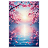 Romantic Lake View – Wall Art Gift for Her - - Wooden Framed Posters