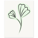 Graceful Simplicity - Delicate Floral Artwork - - Posters