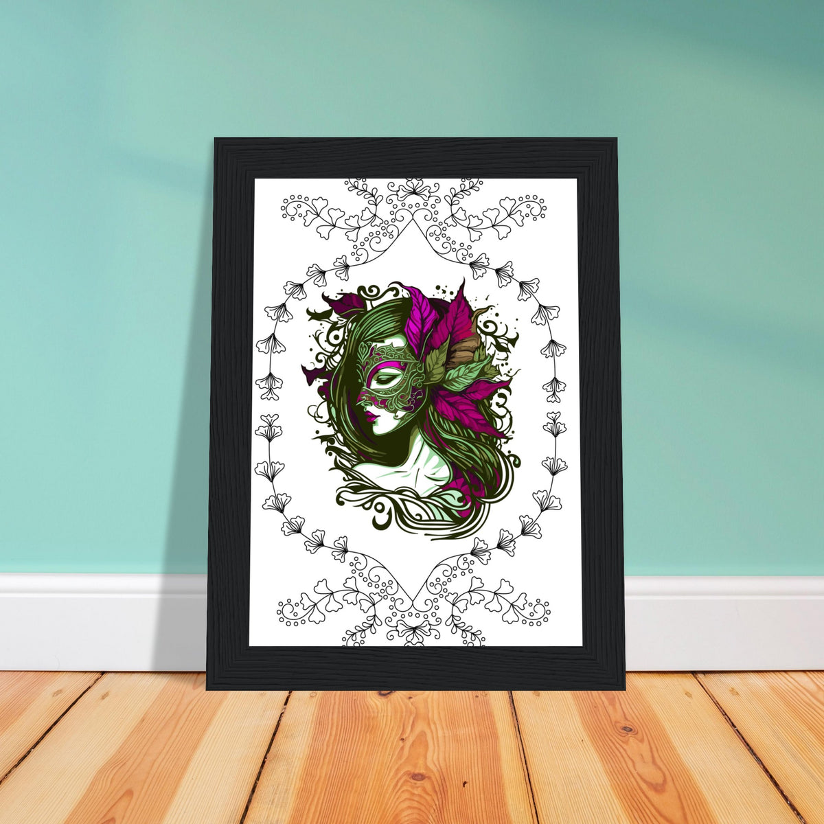 Masked Enchantment - Deluxe Framed Poster - - Framed Posters