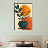 Botanical Harmony – Metal Framed Poster Gift - - Metal Framed Posters