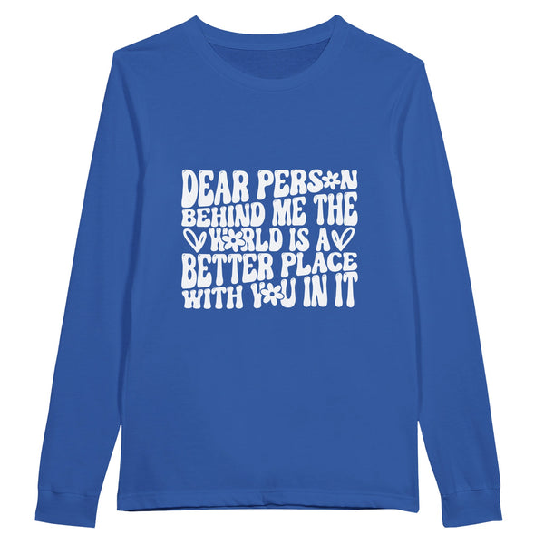 Premium Unisex Longsleeve T-shirt - True Royal - Print Material