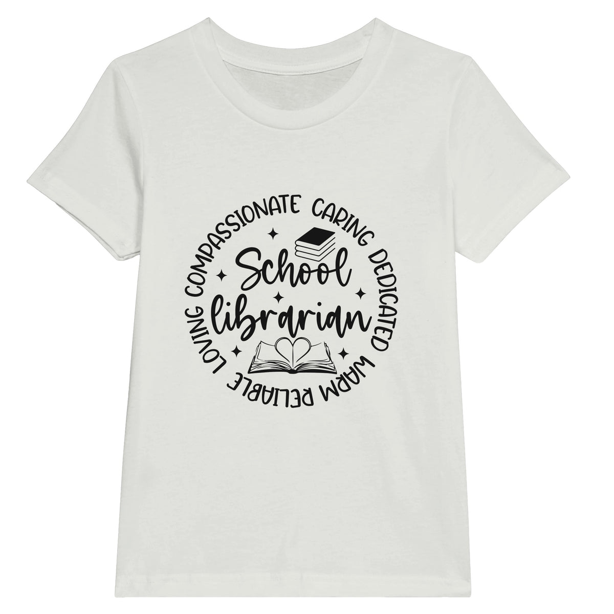 The Heart of Education - Loving, Compassionate, and Caring - White - T-shirts