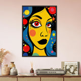 Bold Gaze – Framed Poster Gift - Black frame - Wooden Framed Posters