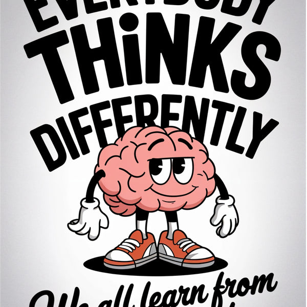 Think Differently - Learn Together - - Framed Posters