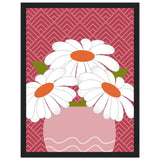 Daisy Dreamscape - Luxurious Wall Art - 30x40 cm 12x16″ Black frame - Wooden Framed Posters