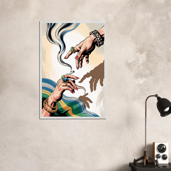 Smoke & Shadows – Framed Poster Gift - - Wooden Framed Posters