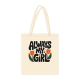 Always My Girl - Organic Cotton Tote Bag for Daughters - Default Title - Tote Bags