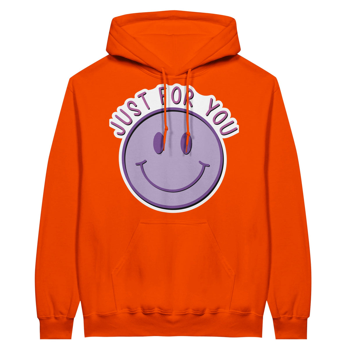 Embrace the Joy - Just for You - Unisex Pullover Hoodie - Orange - Hoodies