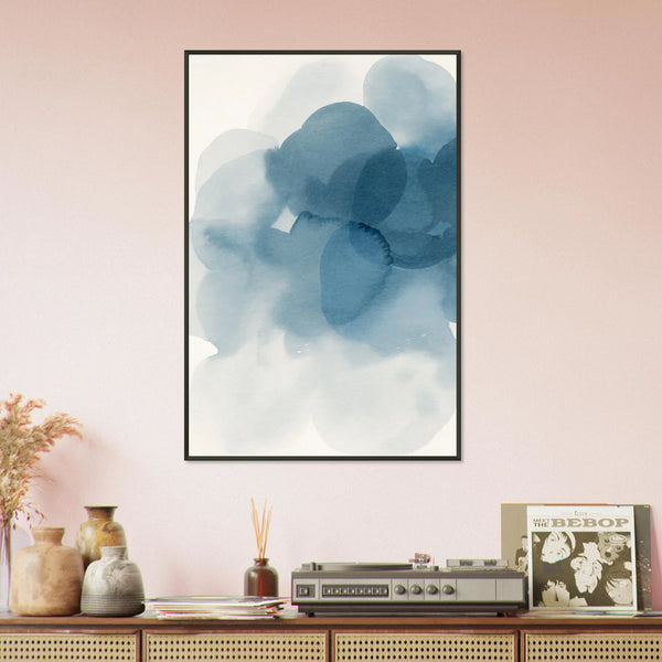 Midnight Bloom – Metal Framed Poster for Gift Lovers - - Metal Framed Posters