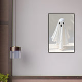 Cute Ghost Framed Poster – Halloween Gift Idea - Default Title - Metal Framed Posters