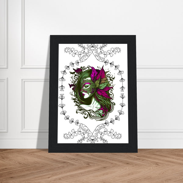 Masked Enchantment - Deluxe Framed Poster - - Framed Posters