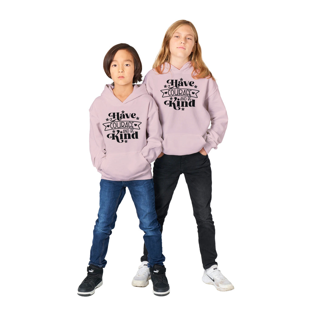 Kindness Courage - Wear Your Heart - - Kid's Hoodies