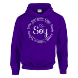 Bold and Beautiful - Bella Inteligente Lider Fuerte Wearables - Purple - Hoodies