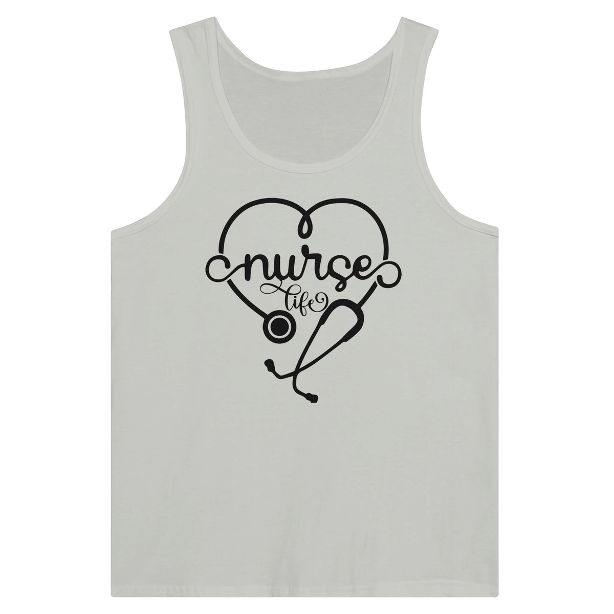 Everyday Hero - 'Nurse Life' Classic Tank - Silver - Tank Tops