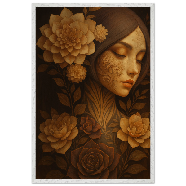 Wooden Framed Poster – Artistic Gift of Memory - - Wooden Framed Posters