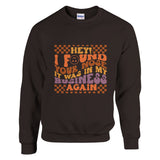 Nosey Encounters - Boldness in Every Stitch - Dark Chocolate - Sweatshirt