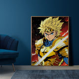 Golden Warrior’s Radiance - - Framed Posters