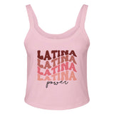 Reclaiming Power - Latina Power Design - solid pink blend - Print Material