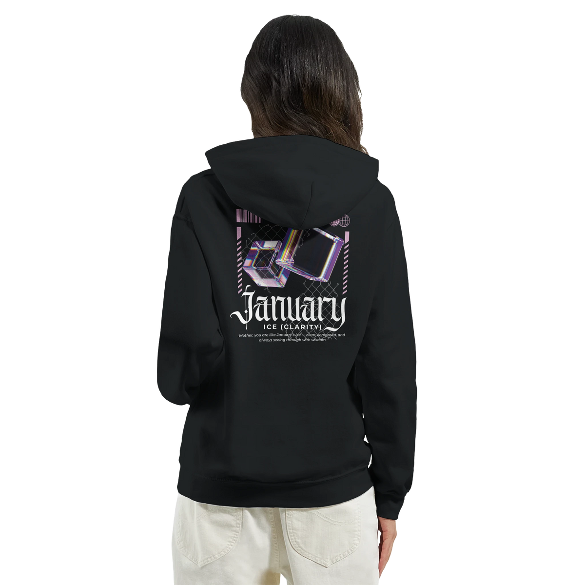 Gildan® Hoodie Gift for Mom – 12 Months of Love & Elements - January - Hoodies