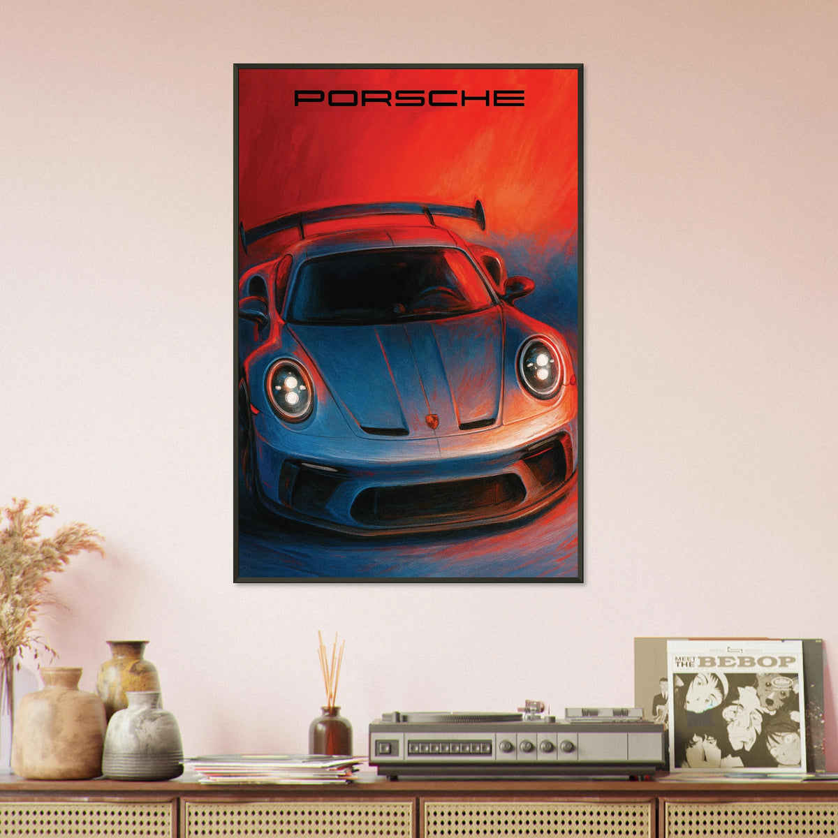 Porsche Power – Metal Framed Poster Gift for Enthusiasts - Default Title - Metal Framed Posters