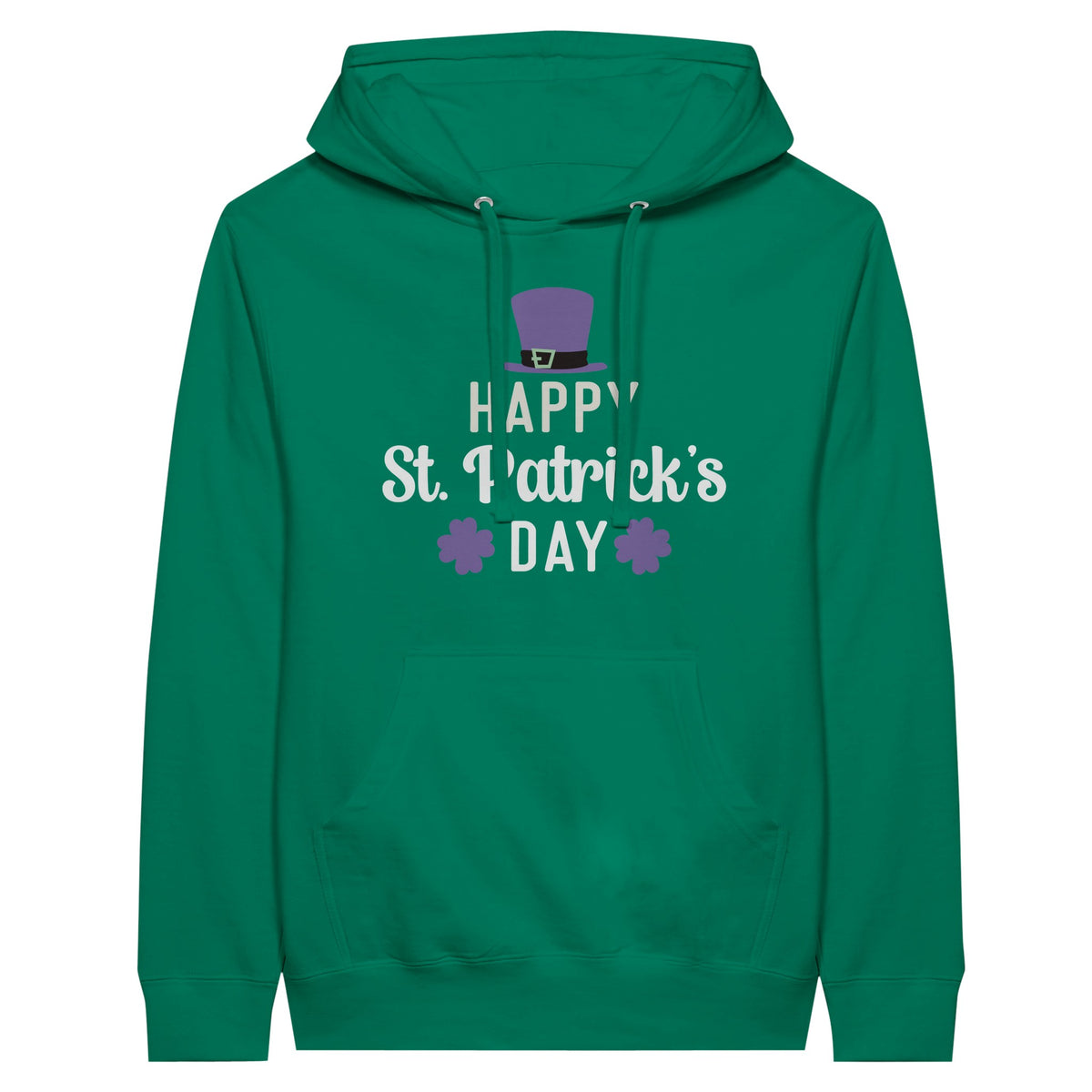 Celebrate in Style - Happy St. Patrick's Day - Premium Unisex Hoodie - Kelly - Unisex Hoodies