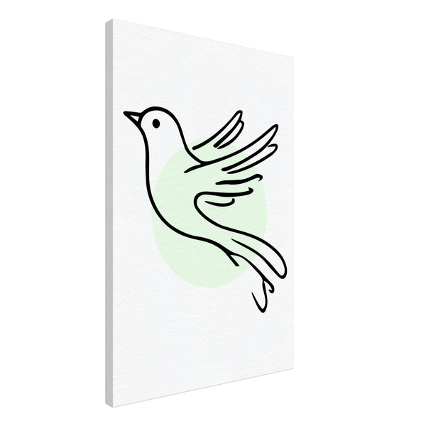 Soaring Grace - Minimalist Bird Canvas Art - 60x90 cm 24x36″ - Canvas Prints