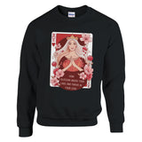 Queen of Hearts - Cherishing the Bond with Mom - Black - Sweatshirts