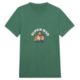 Super DAD - A Tribute in Threads - Grass Green Triblend - Print Material