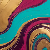 Marbled Waves Collection - - Posters