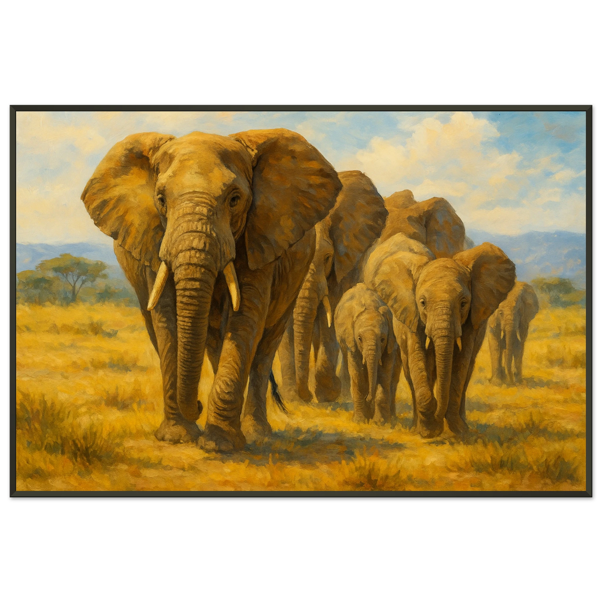 Safari Majesty Metal Framed Poster – Perfect Gift & Décor - Default Title - Metal Framed Posters
