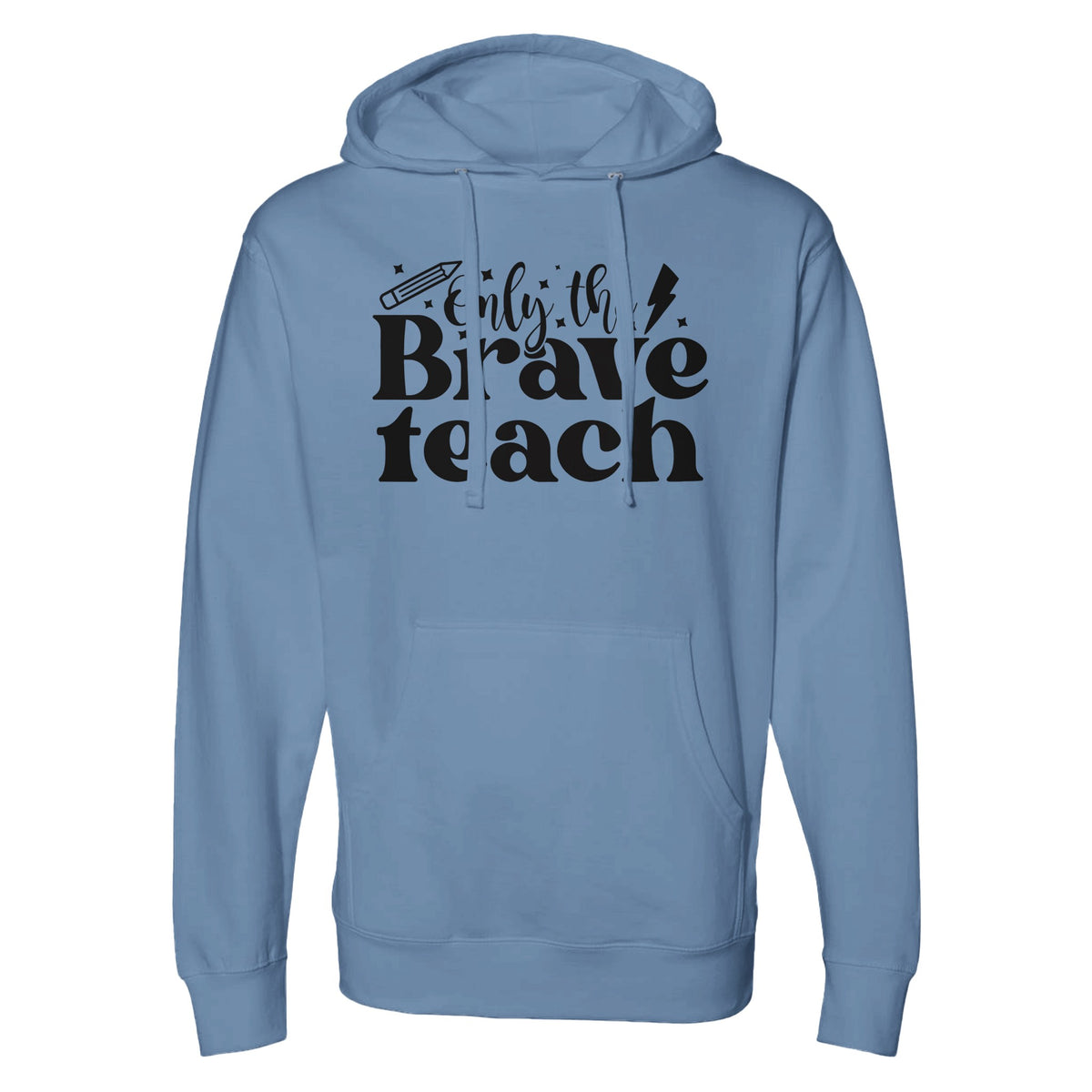 Courageous Educators - Empowerment in Every Stitch - Royal Heather - Hoodies