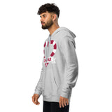 Heart of Qatar - Patriotic Soccer Hoodie - - Hoodies